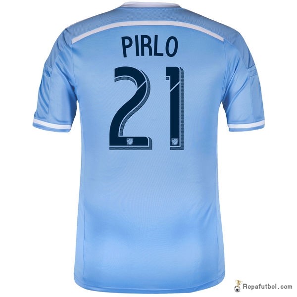 Camiseta New York City Replica Primera Ropa Pirlo 2016/17 Azul